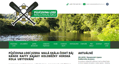 Desktop Screenshot of maloskalsko.eu